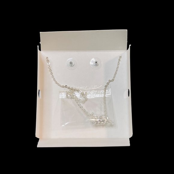 Sonoma Cable Chain Necklace And Pierced Earrings Set (5082) - Picture 3 of 3